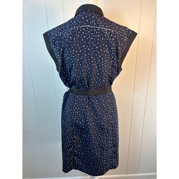 Jason Wu for Target polkadot chiffon dress in navy. Size M. - Picture 6 of 8